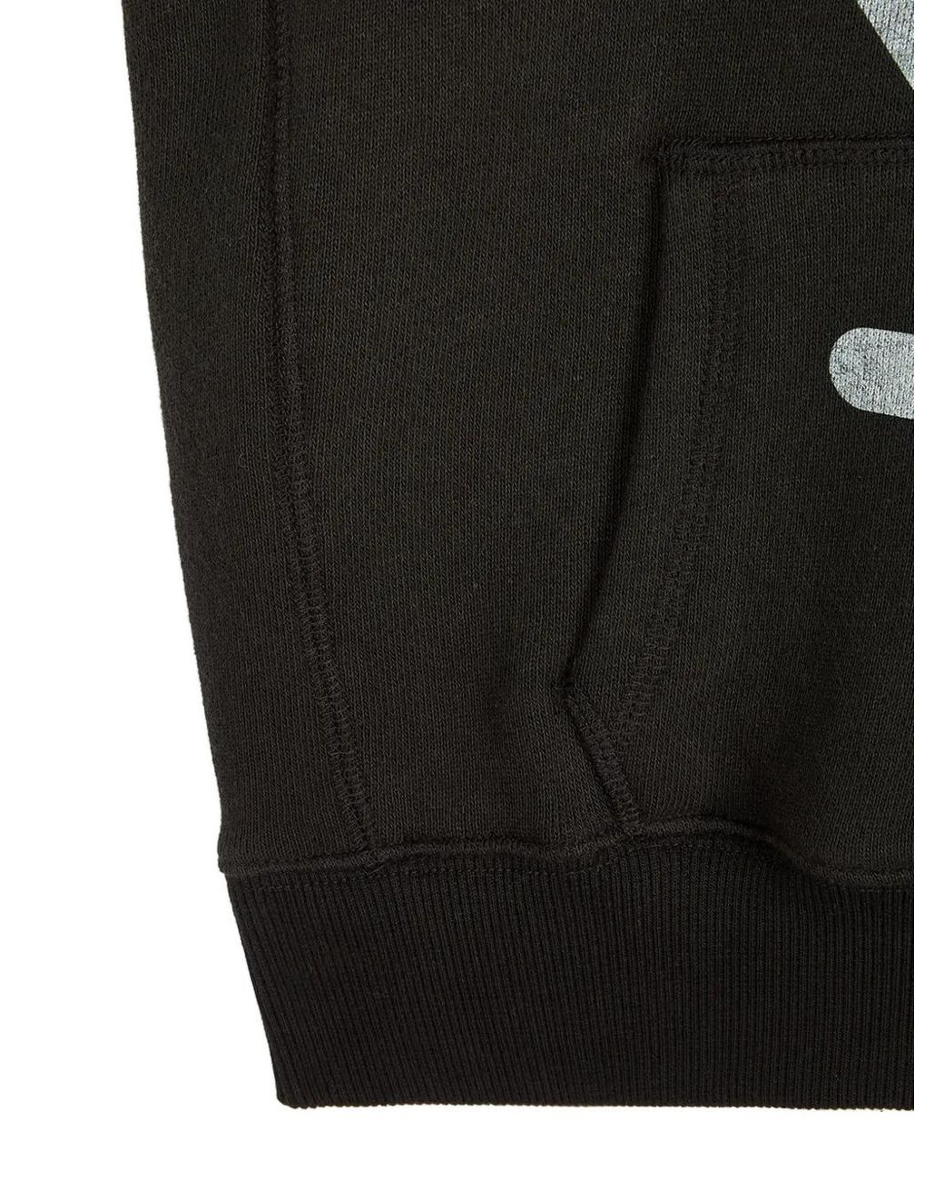 OPEN YY Black Graphic-Print Hoodie