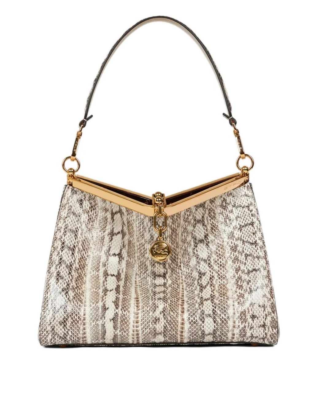 Borsa A Spalla Vela Media di Etro in Natural