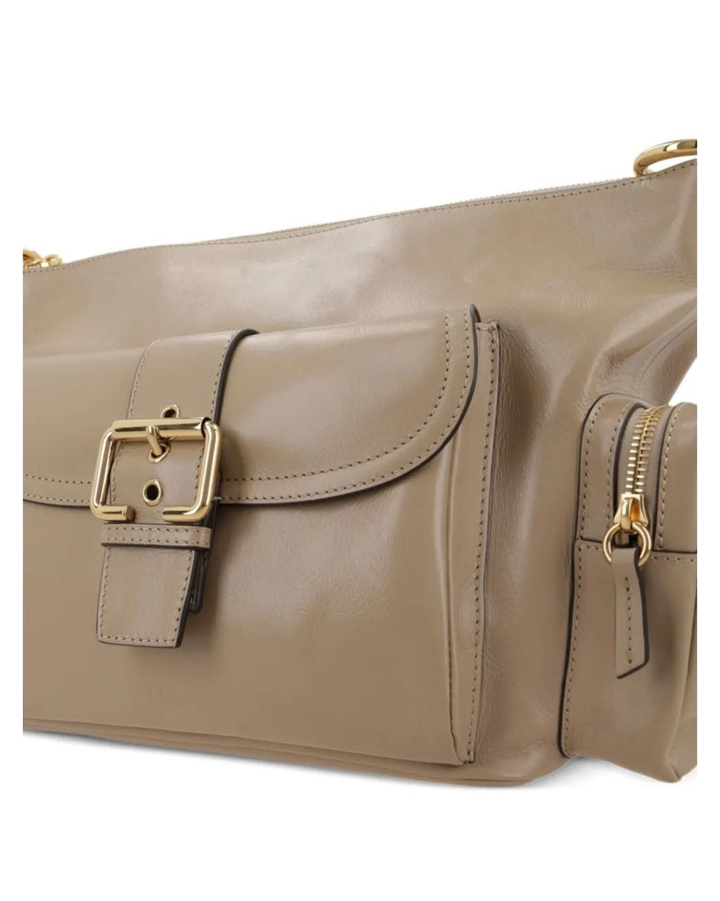 Chloé Brown Camera Tote Bag