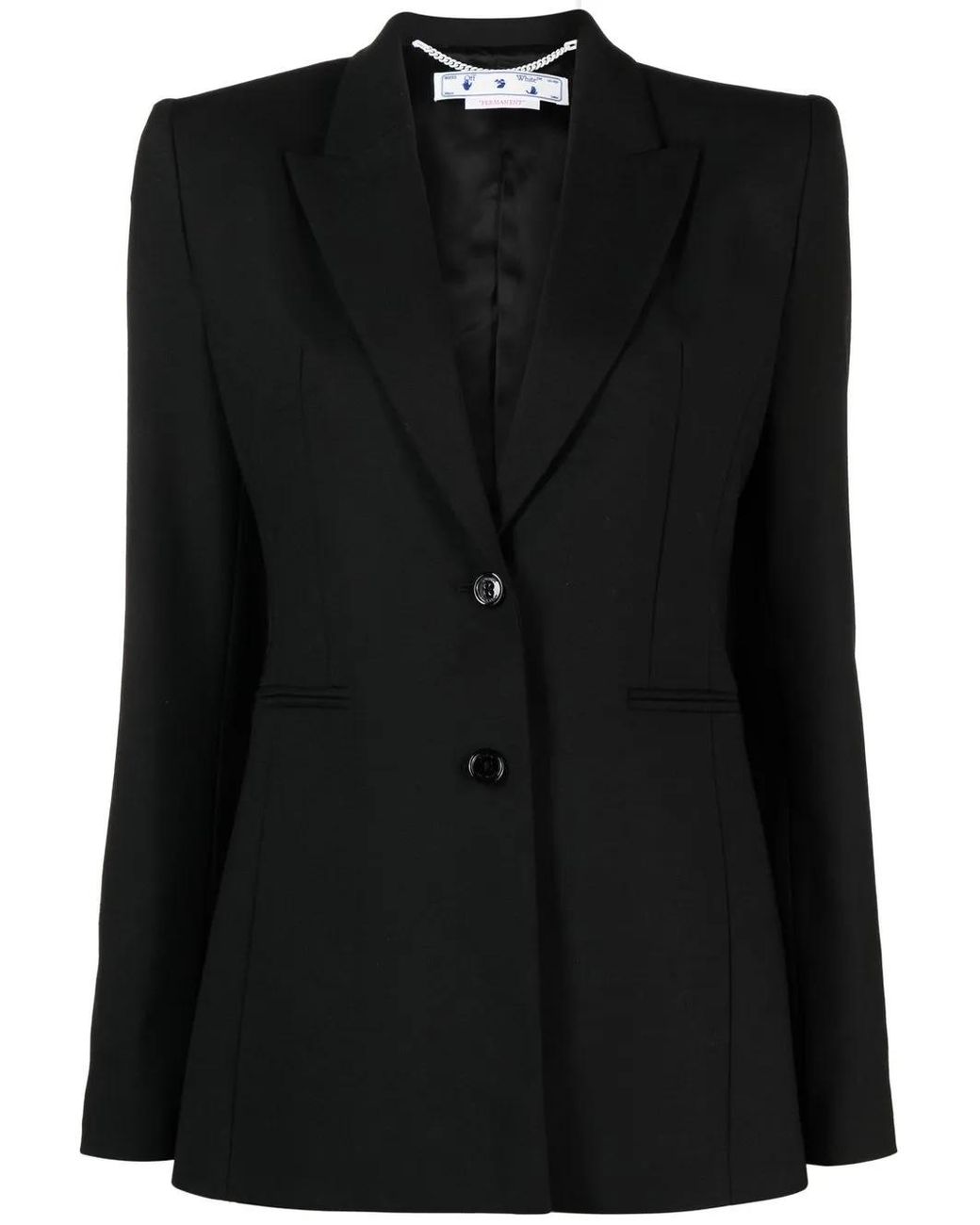 Off-White c/o Virgil Abloh Black Tailored Single-breasted Blazer