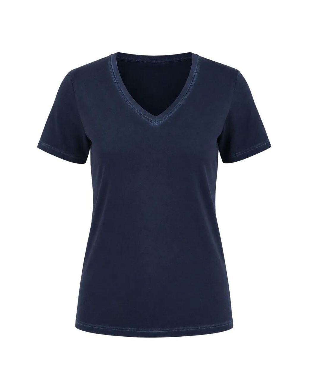 ANONYM APPAREL Blue Romy Garment-Dyed T-Shirt