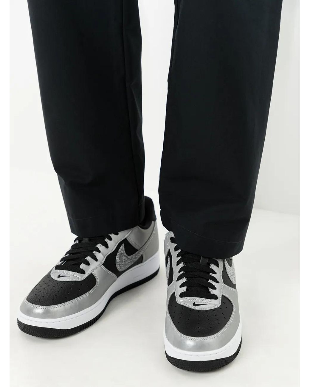 Nike White Air Force 1 Low Snake" Sneakers