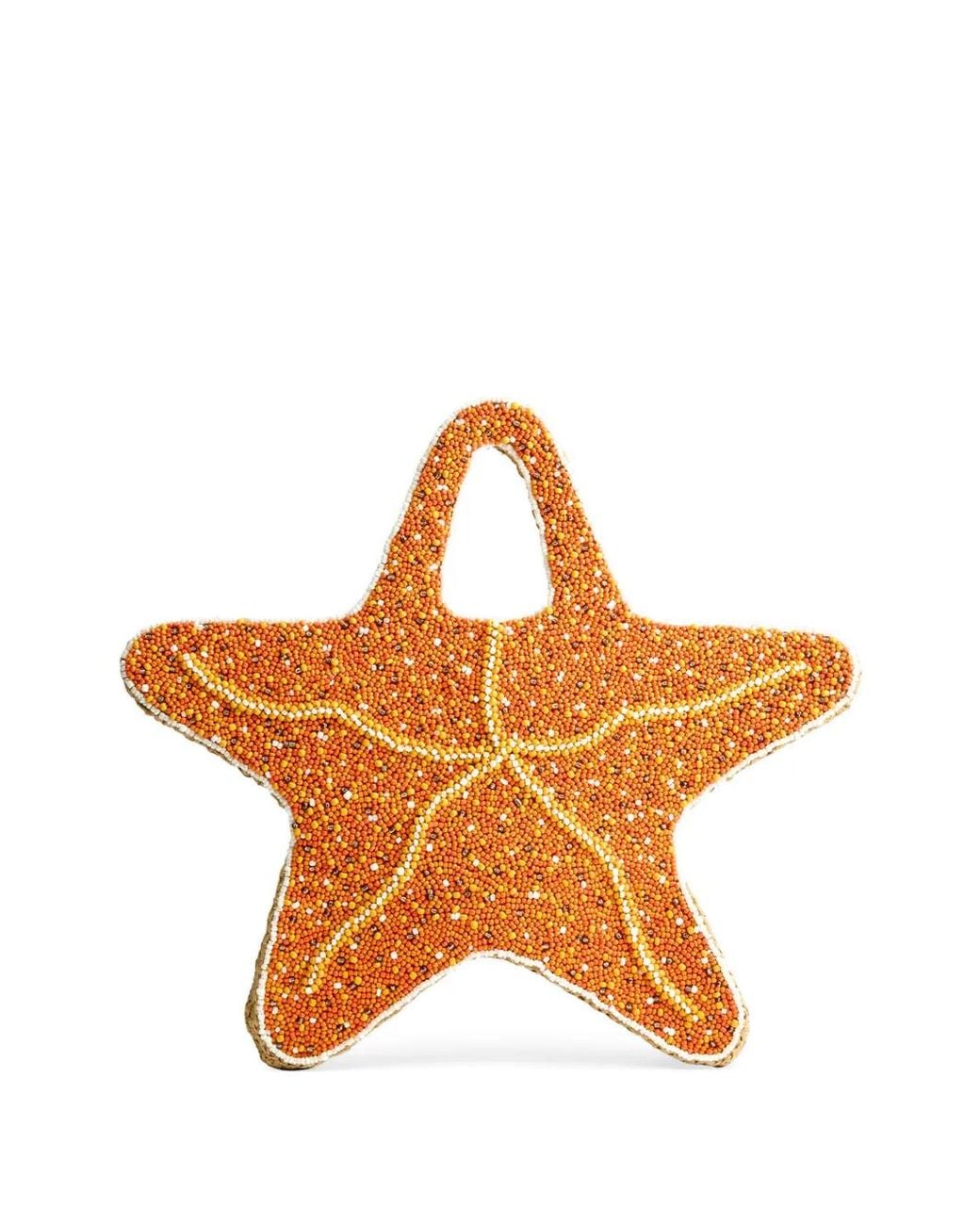 Simon Miller Orange Beaded Starfish Bag