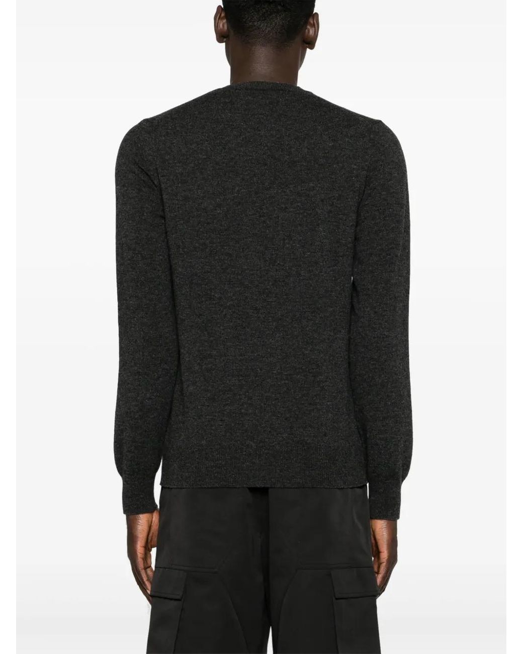 COMME DES GARÇONS PLAY Black Pullover Mit Herz-Patch