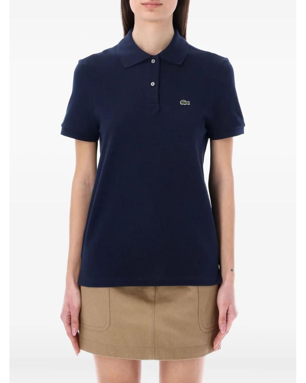 Lacoste Piquet Polotop in het Blue