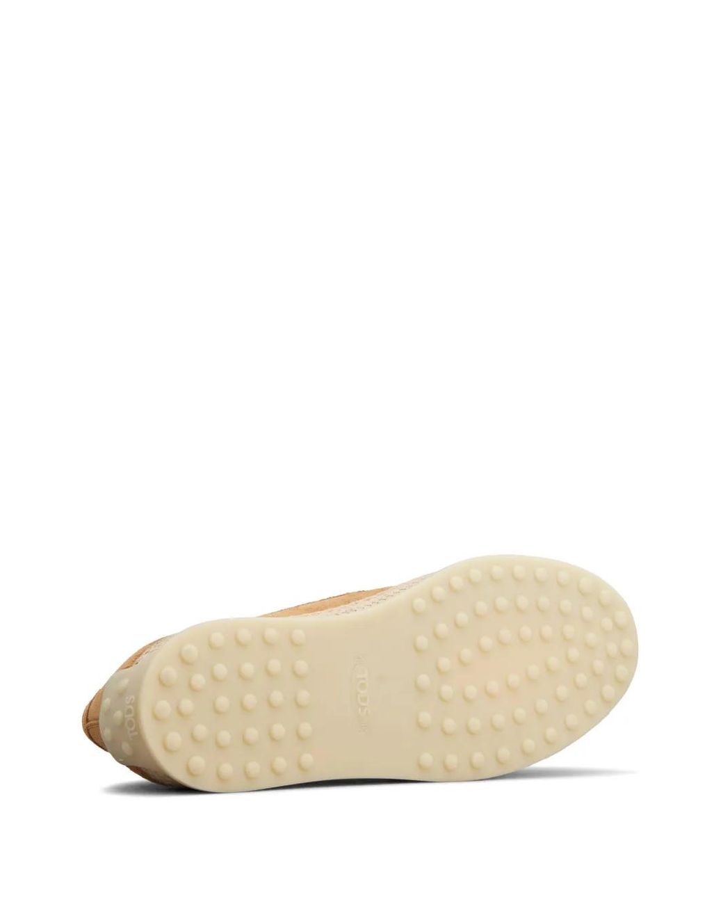 Tod's Brown Logo-Debossed Suede Espadrilles