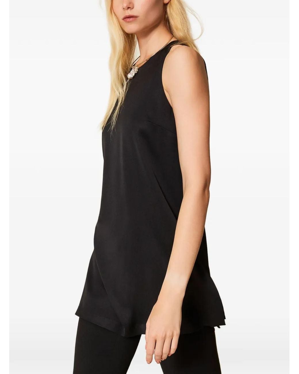 Twinset Black Satin Tunic
