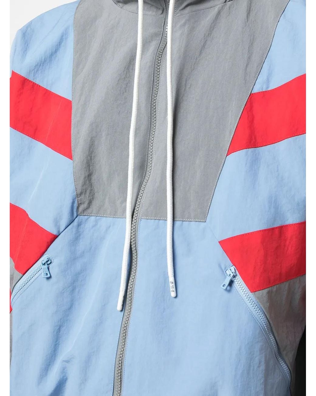 God's Masterful Children Blue Colour Blocked Sport Jacket for men