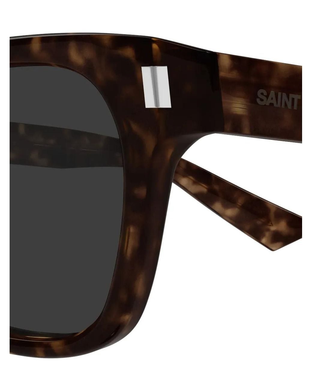 Saint Laurent Black Square-Frame Sunglasses