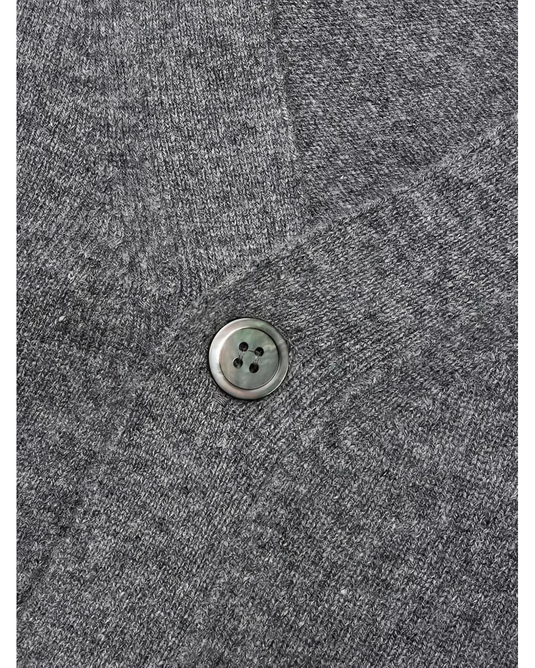 COMME DES GARÇONS PLAY Gray X The Artist Invader Heart-Patch Cardigan for men