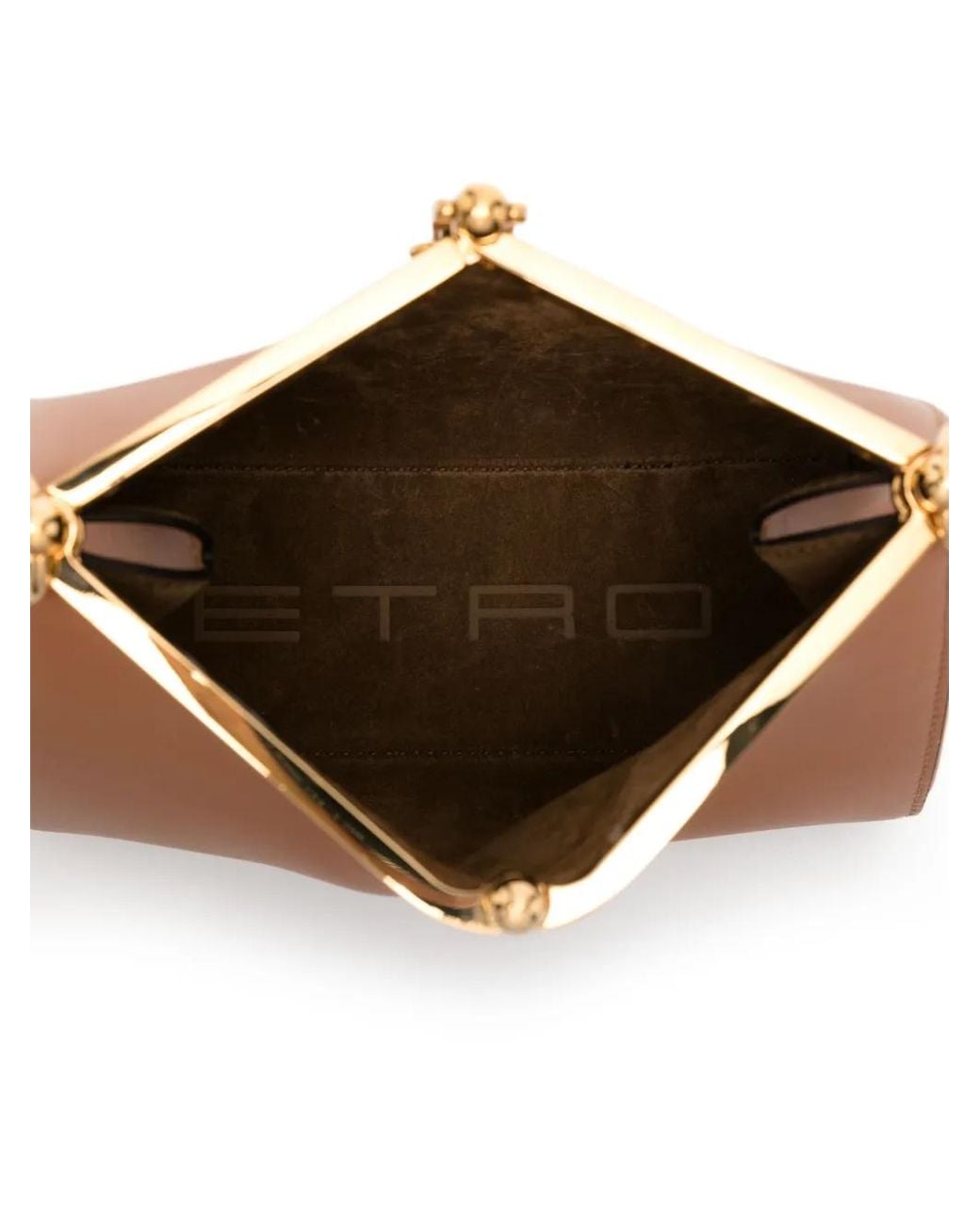 Etro Brown Small Vela Bag