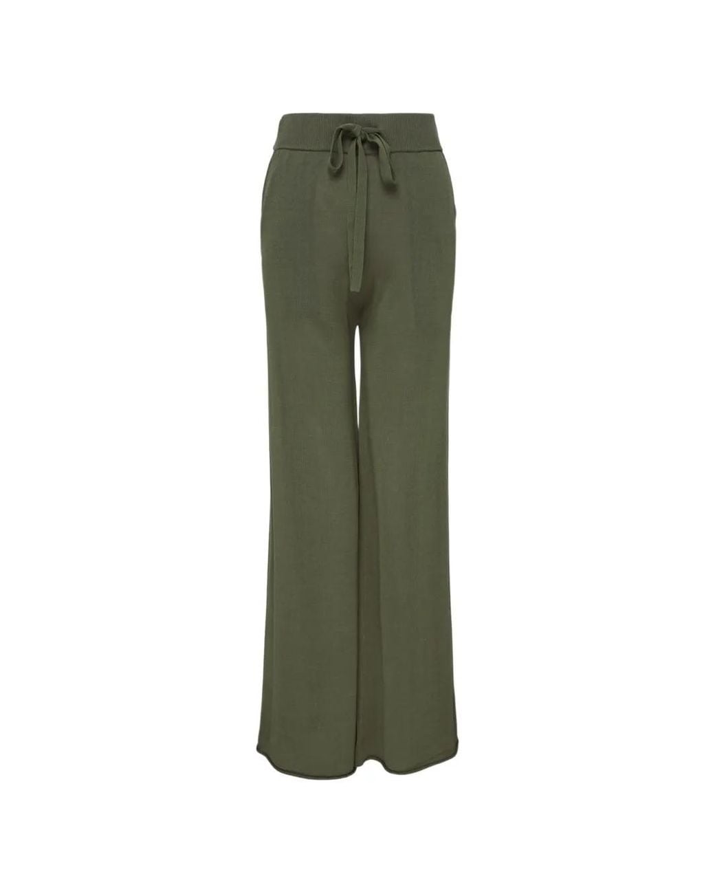 Club21 Collection Green Alma Wide-Leg Trousers