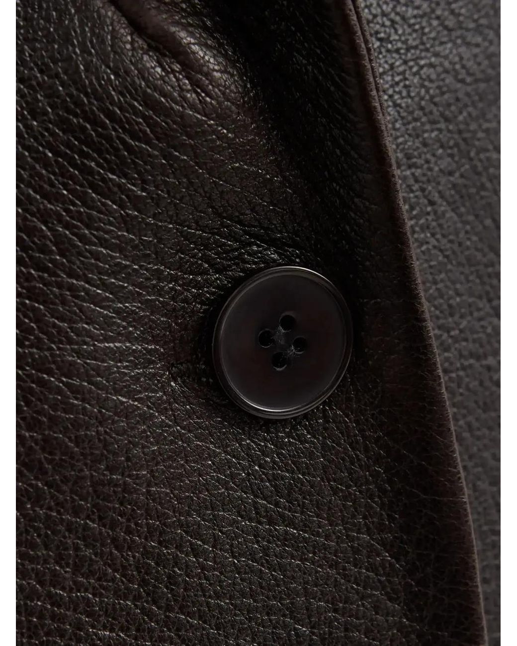 Nour Hammour Black Opus Leather Jacket