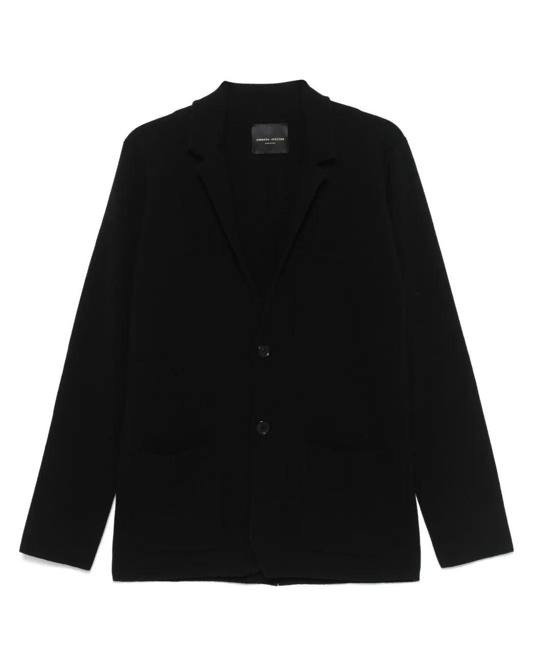Blazer De Punto Roberto Collina de hombre de color Black