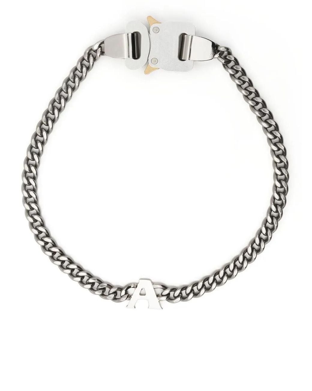 1017 ALYX 9SM White Buckle Chainlink Necklace