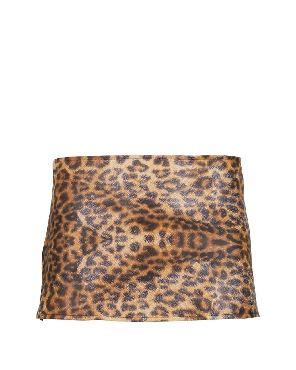 La Maskarade Brown Lolita Leopard-Print Mini Skirt