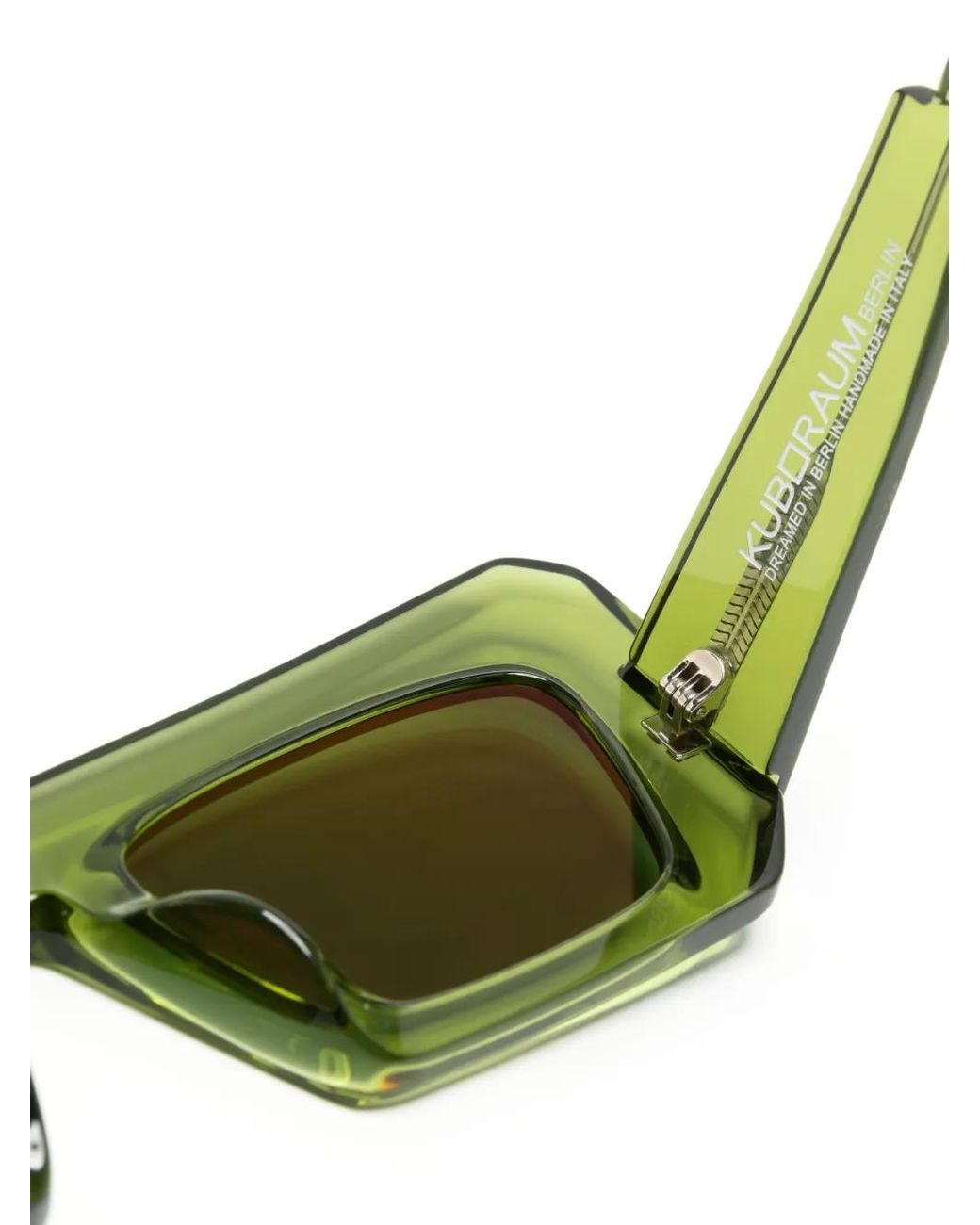 Kuboraum Green R2 Rectangle-Frame Sunglasses