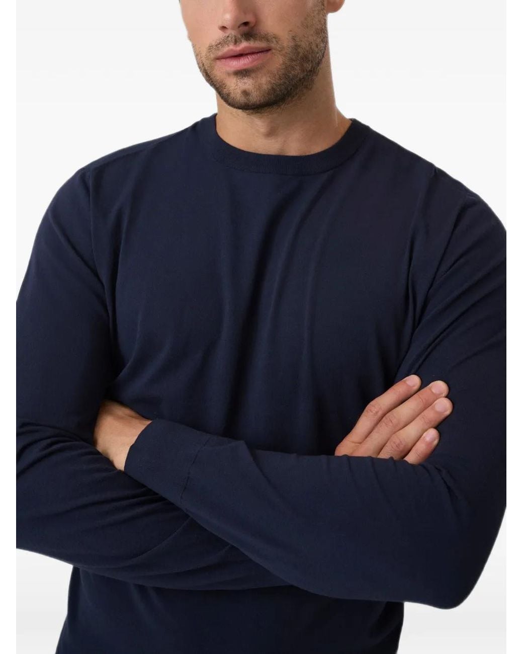Guess Blue Kadir Tech Sweater for men