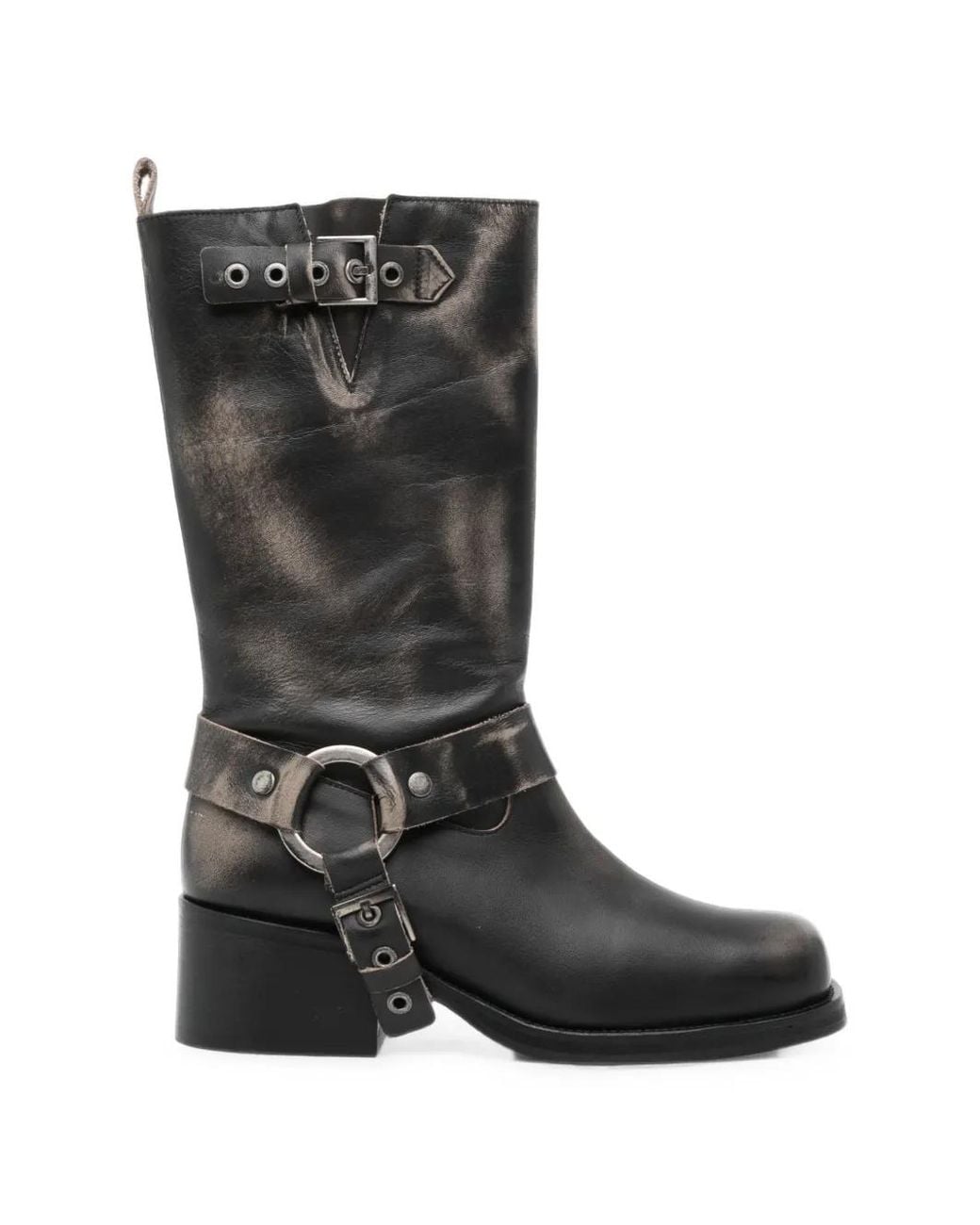 Toral Shoes Black Laura Carre Leather Boots