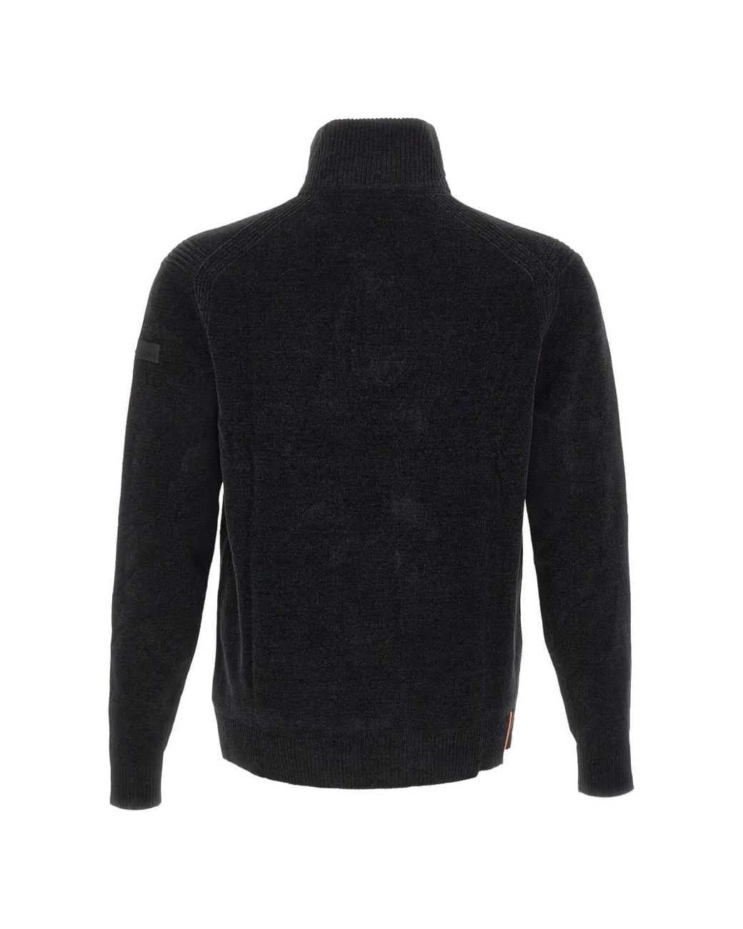 Rrd Blue Half-Zip Chenille Sweater for men