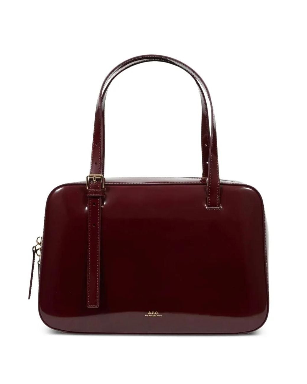A.P.C. Purple Sac À Dos Virginie À Logo Imprimé Et Détail De Boucle