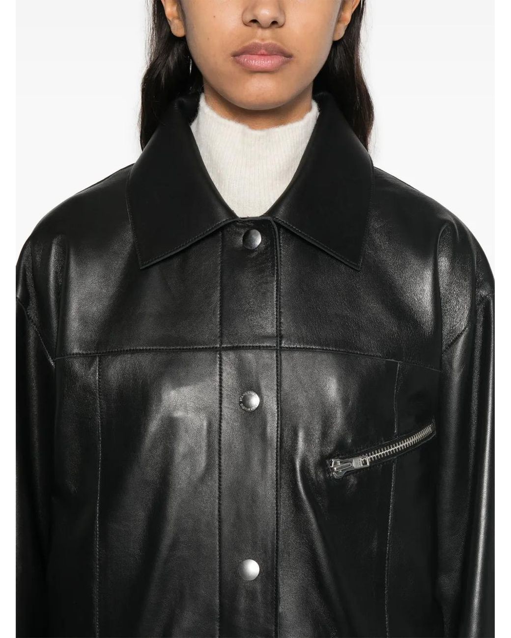 Chaqueta Elisia Stand Studio de color Black