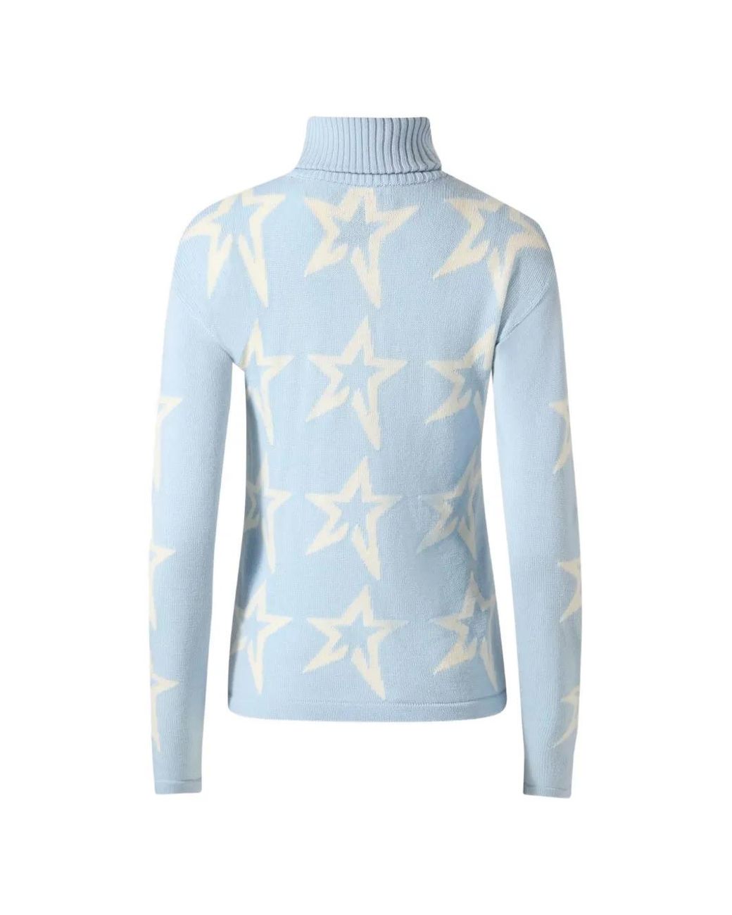 Perfect Moment Blue Star Dust Merino-Wool Sweater