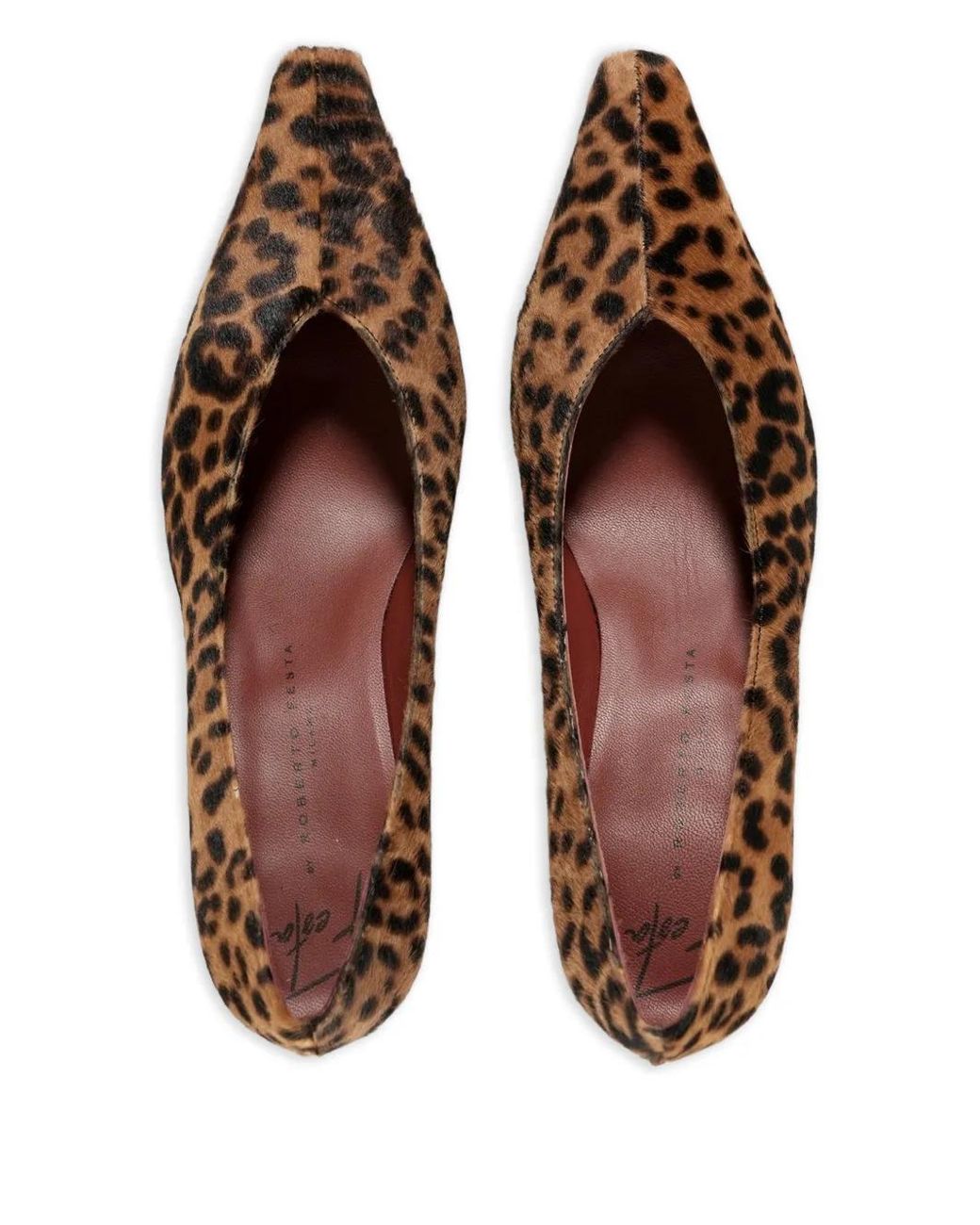 Roberto Festa Brown Falira Leopard-Print Heel Pumps