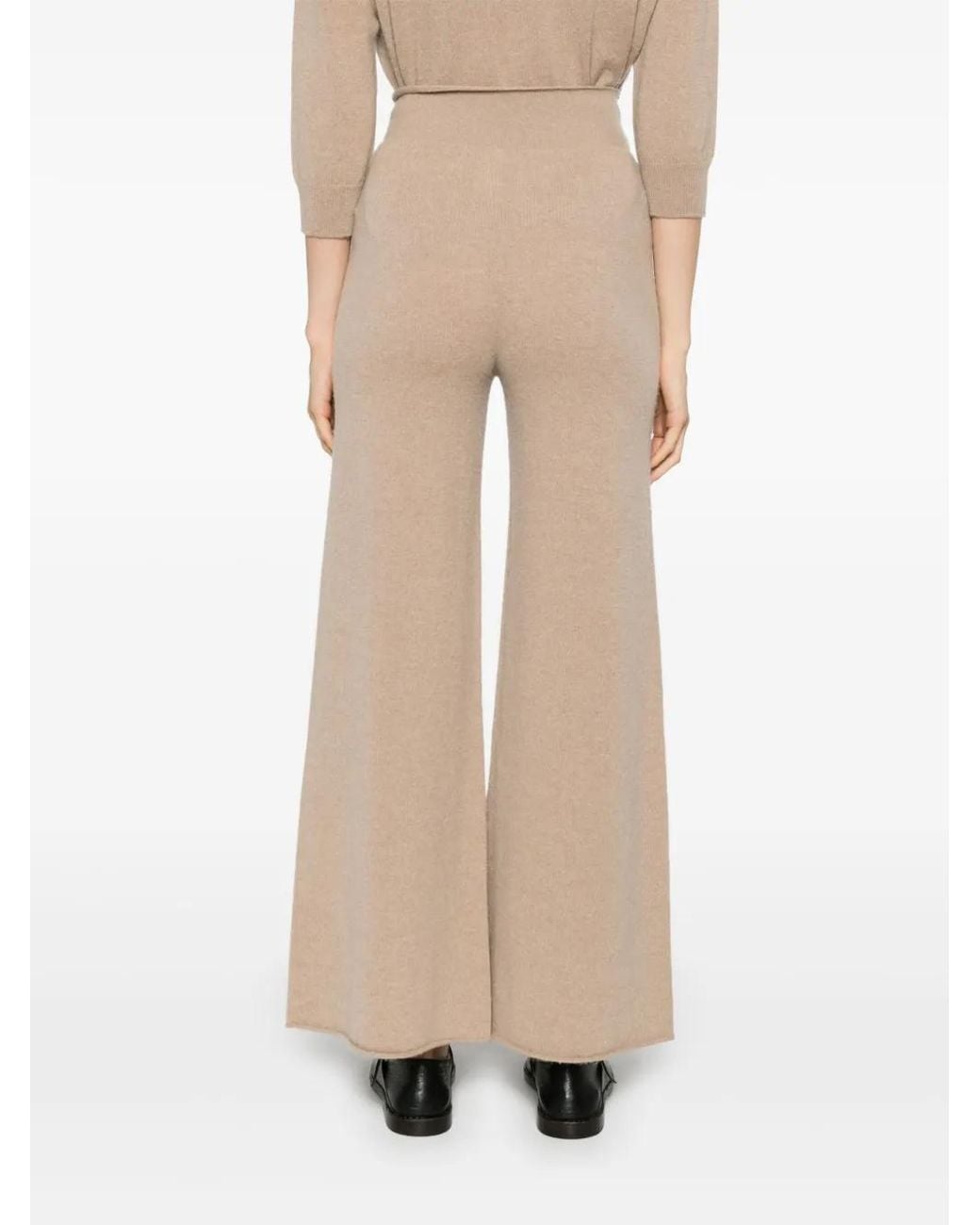 Vanisé Natural Wide-Leg Trousers