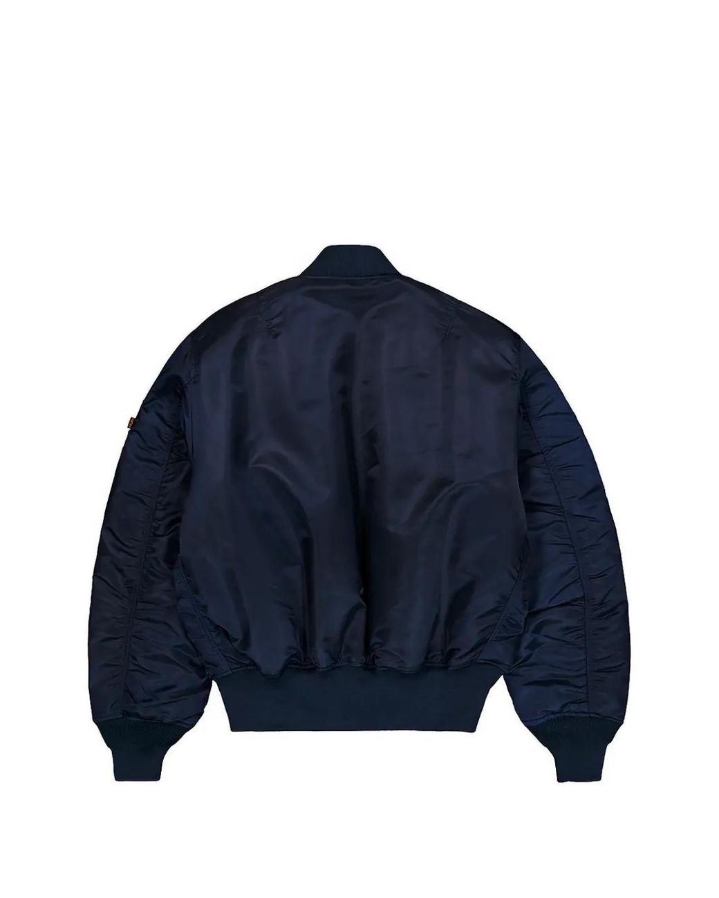 Alpha Industries Blue Ma-1 Heritage Zip-Up Bomber Jacket