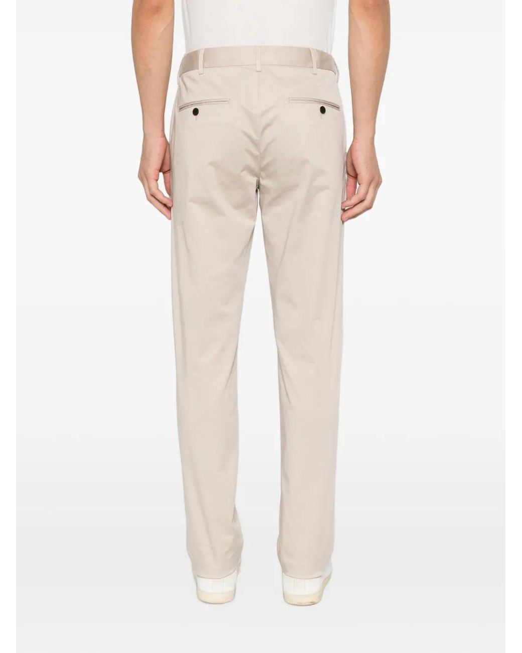 Cellar Door White Paloma Straight-Leg Trousers for men