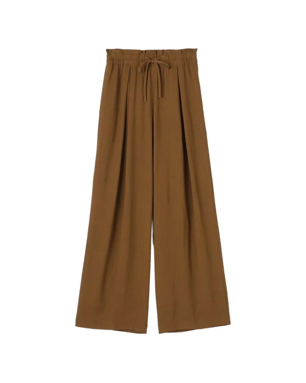 James Perse Natural Matte Pleated Trousers