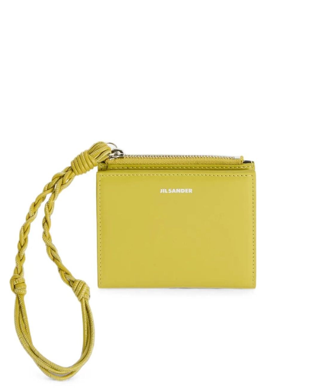 Jil Sander Yellow Tangle Wallet Mini