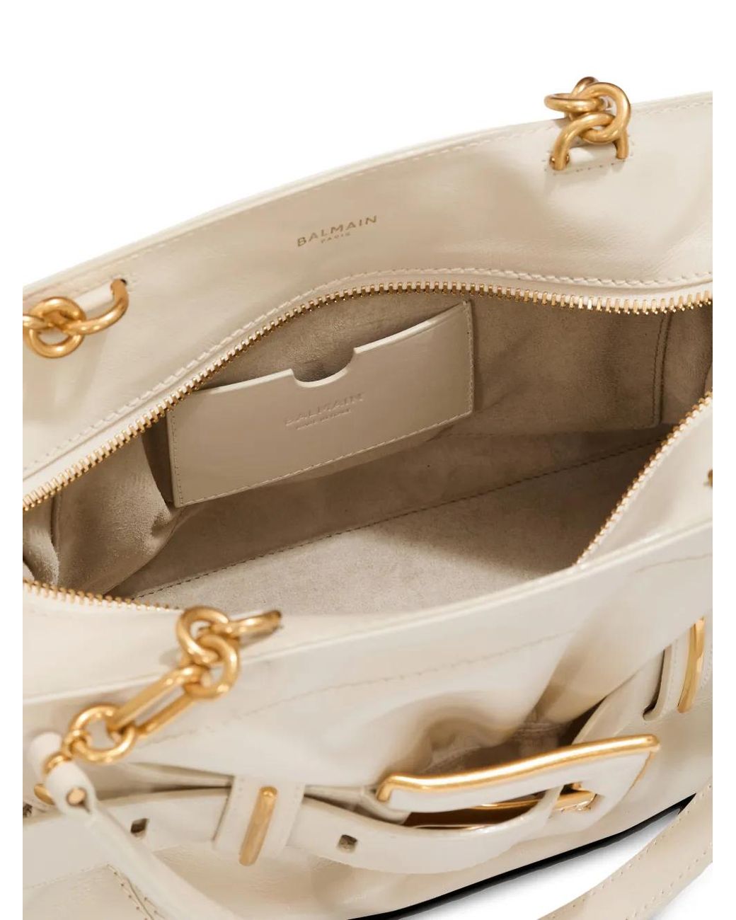 Balmain Natural Anthem Shoulder Bag