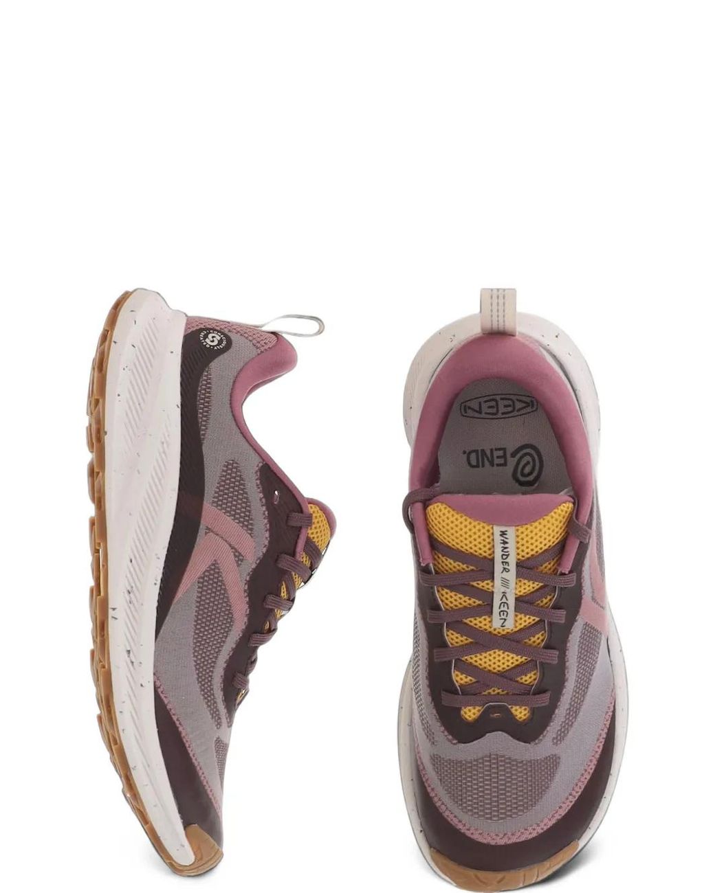 Keen Purple Wander Panelled Sneakers
