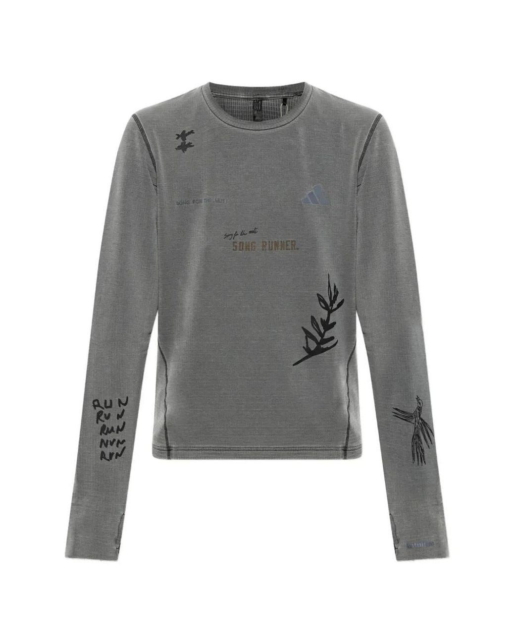 Adidas Gray X Song For The Mute Running Longsleeve T-Shirt