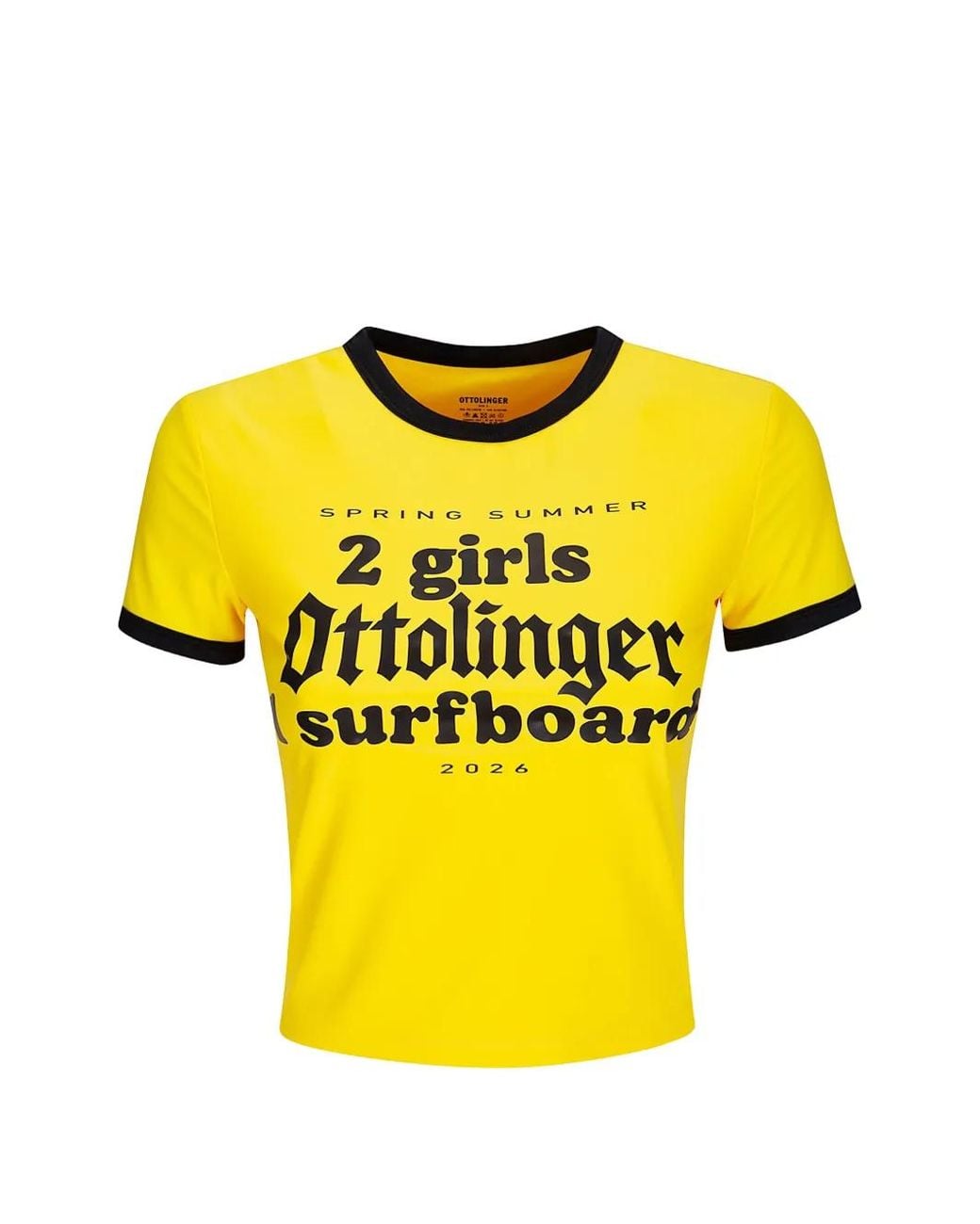 OTTOLINGER Yellow Printed T-Shirt