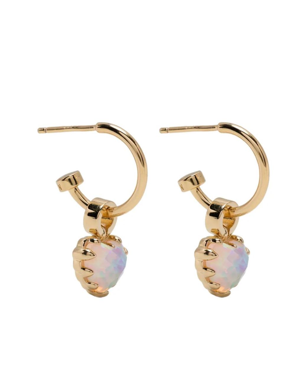 Stolen Girlfriends Club Metallic Love Claw Anchor Earrings