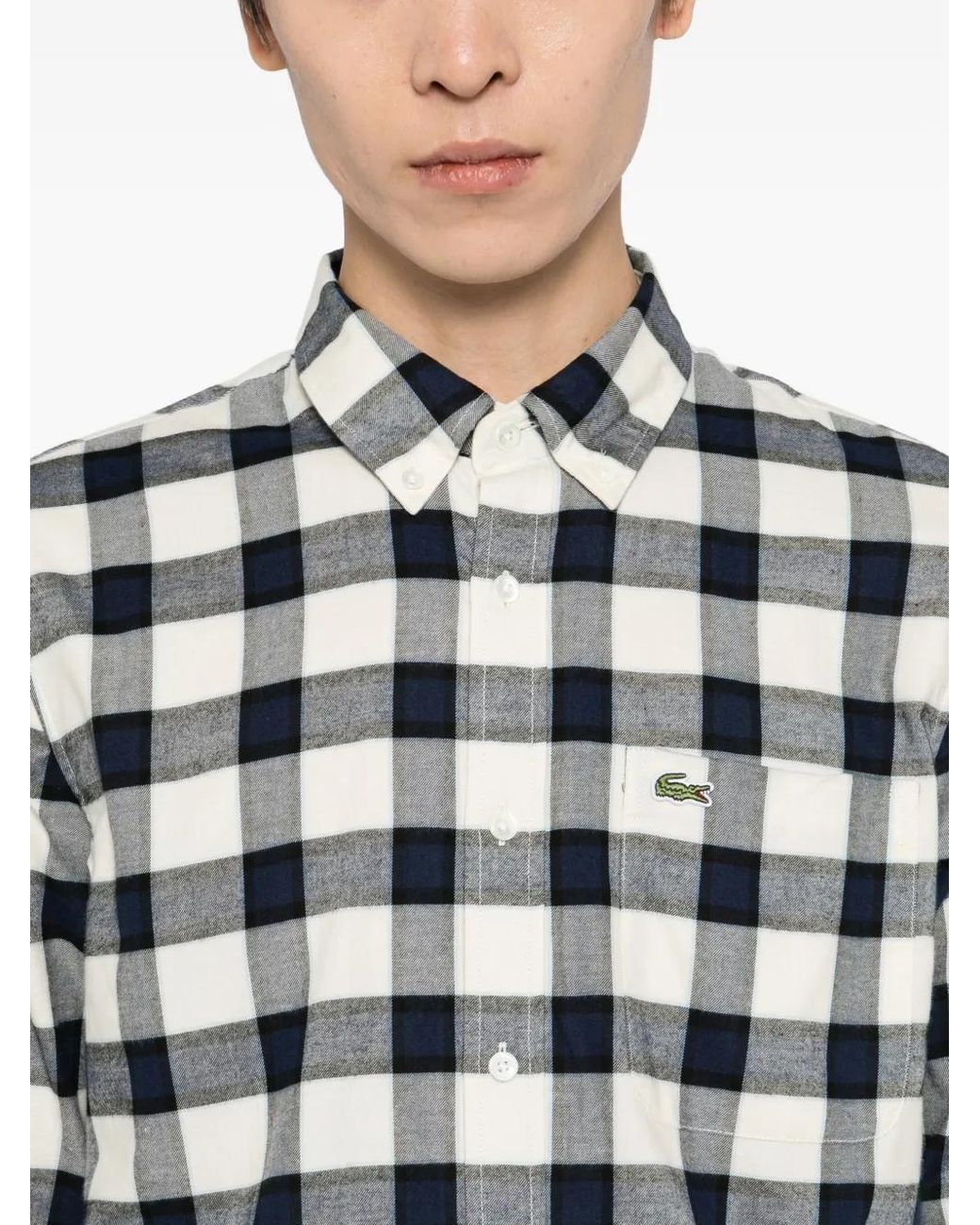 Lacoste Multicolor Plaid Shirt for men