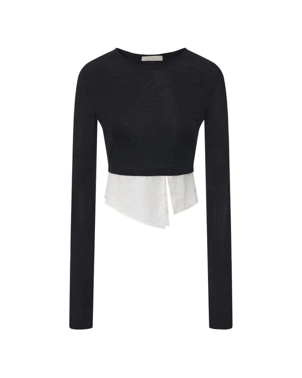 ili node Black Susan Layered-Effect Top