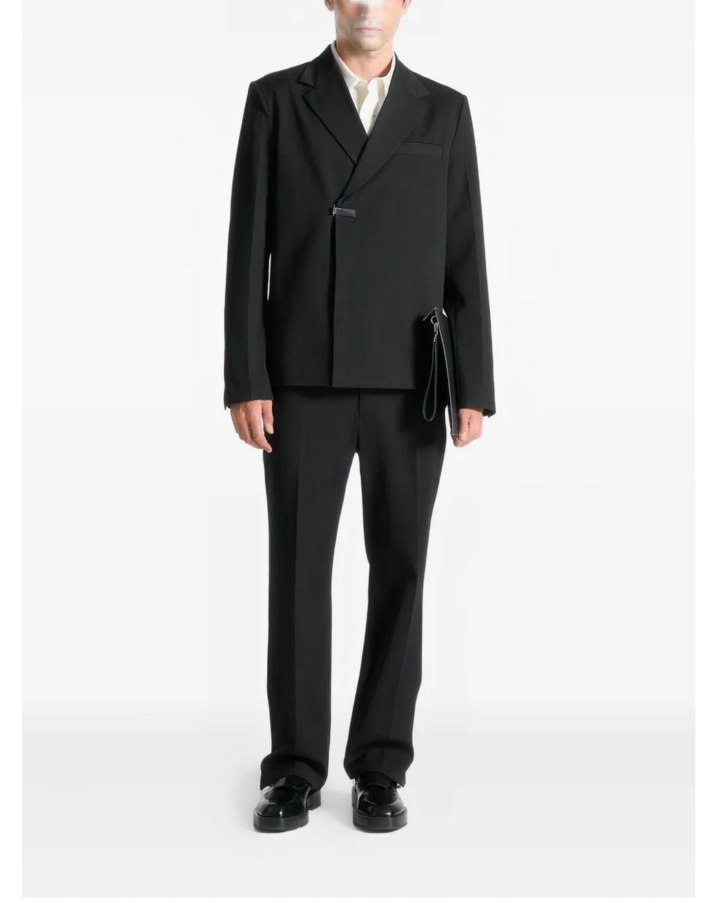 Manière De Voir White Tom Slim-Fit Tailored Stretch Shirt for men