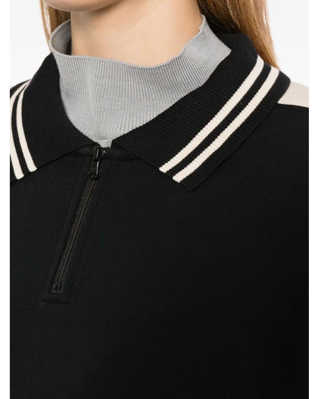 SPORT b. by agnès b. Black Half-Zip Sweatshirt