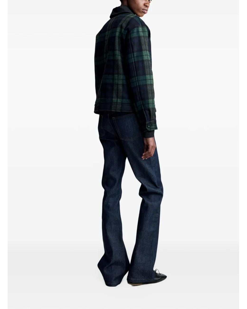 A.P.C. Black Checked Jacket