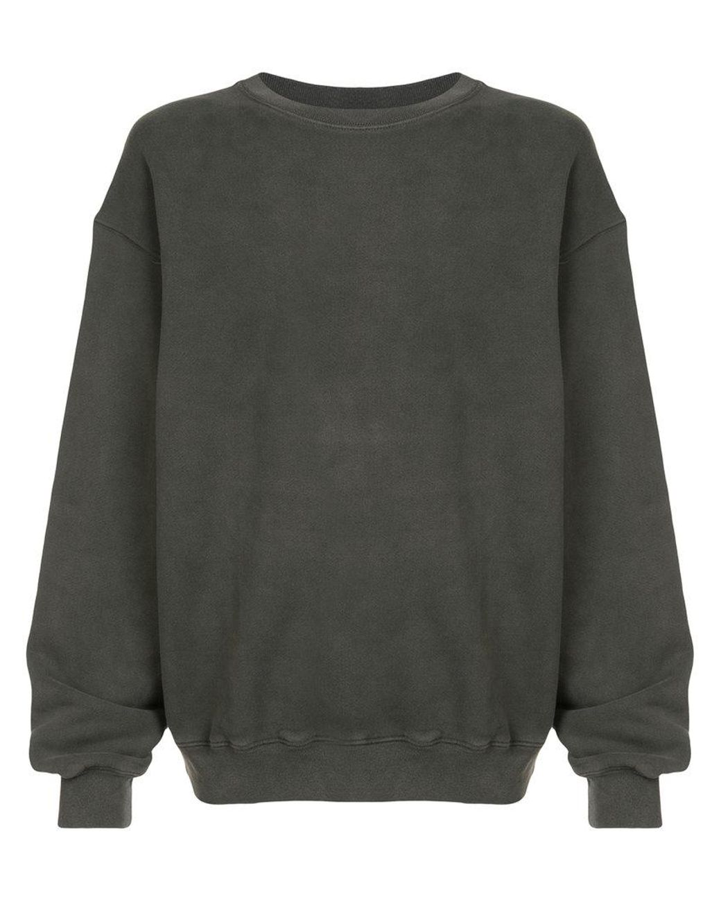 Yeezy Oversized Crewneck Sweatshirt in Gray for Men | Lyst