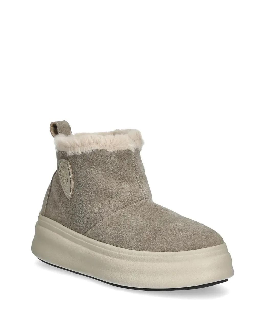 Blauer Natural Suede Ankle Boots