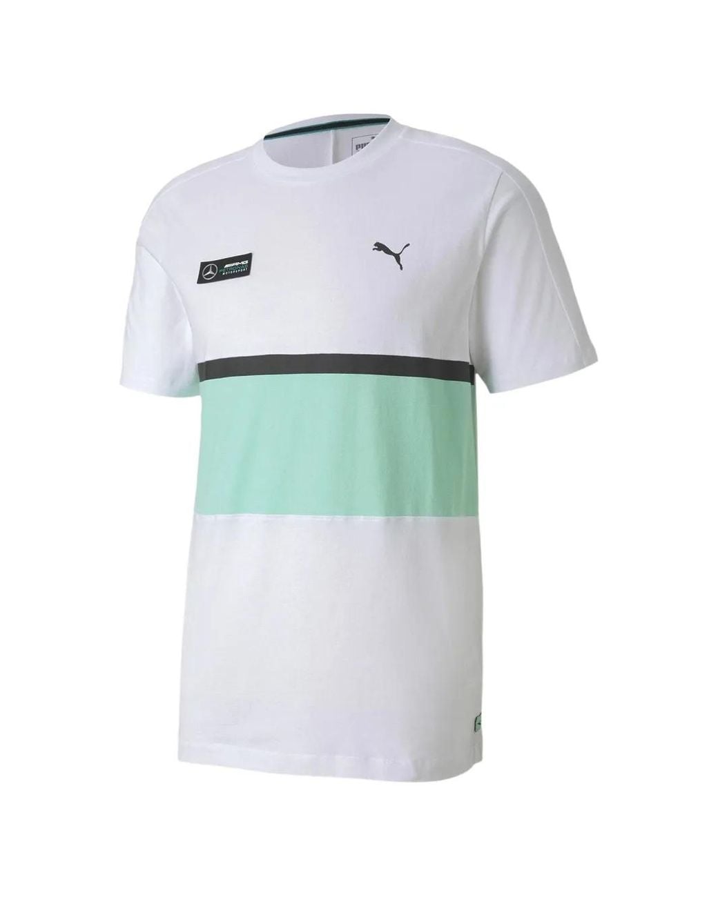PUMA White X Mercedes Petronas Motorsport T7 T-Shirt for men