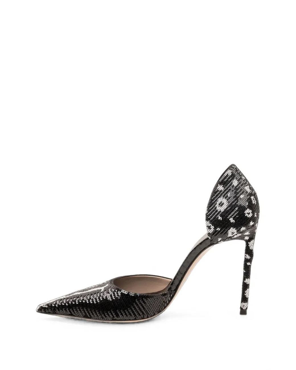 Tom Ford Metallic Sequin Embroidery Vertigo D'Orsay Pumps