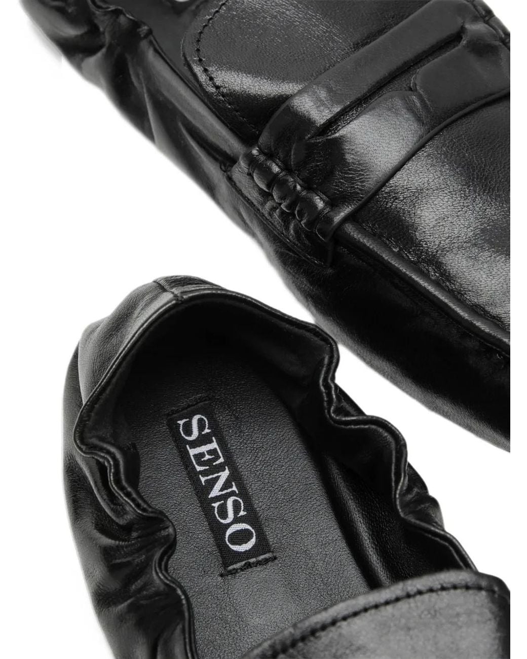 Senso White Astro I Elasticated Penny Loafers