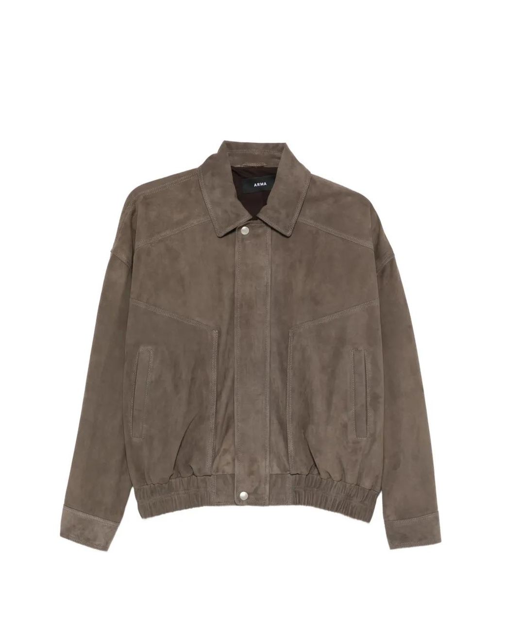 Arma Brown Frederica Bomber Leather Jacket