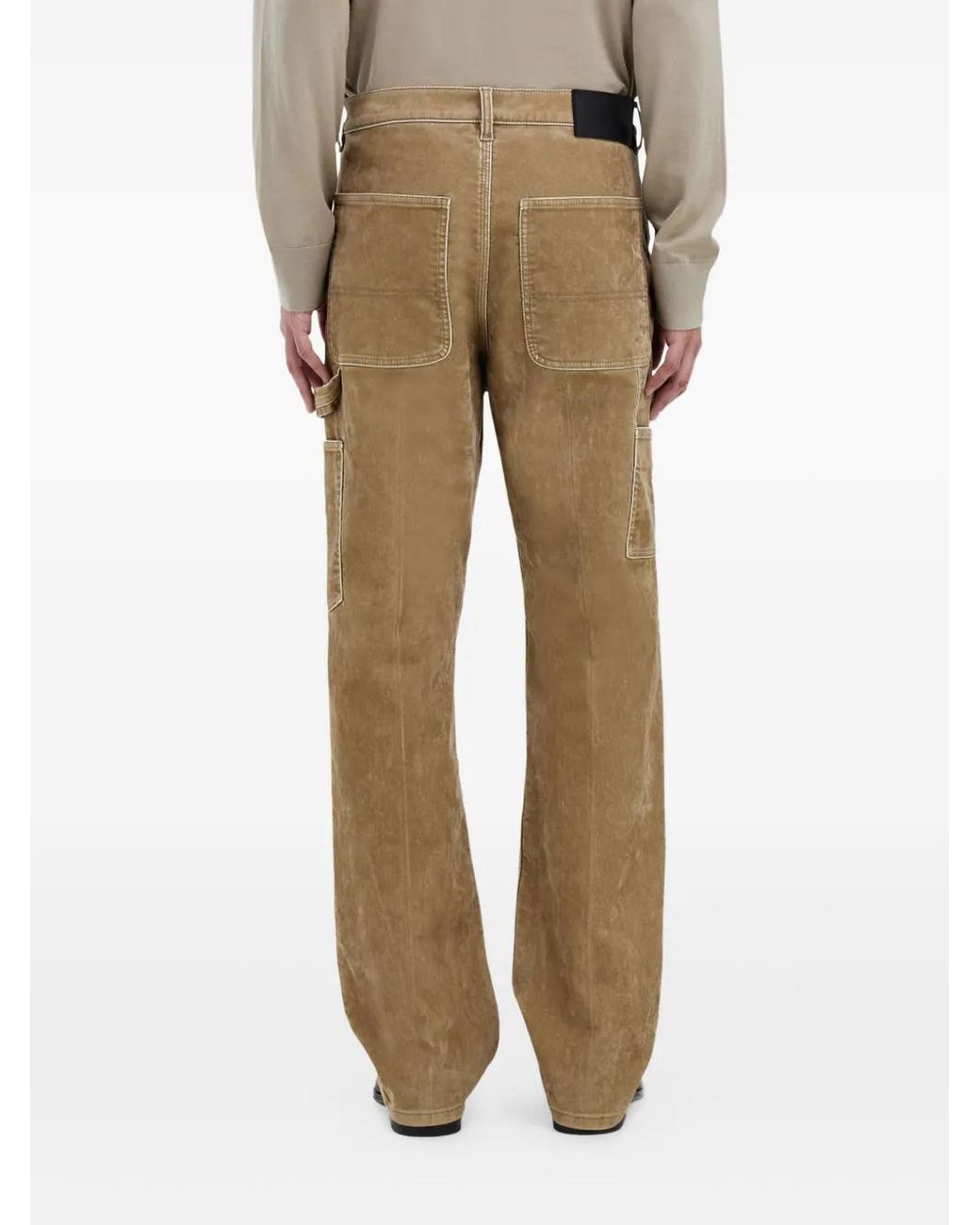 Ferragamo Natural Cargo Trousers for men